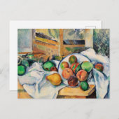 Cezanne - Ecktisch Postkarte (Vorne/Hinten)
