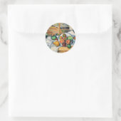 Cezanne - Ein Ecktisch Runder Aufkleber (Tasche)