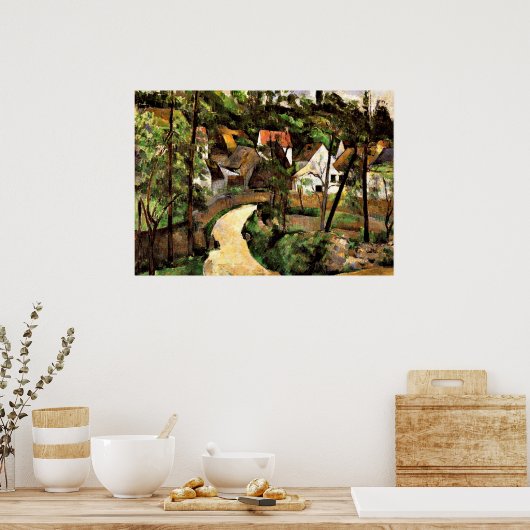 Cezanne - Eine Kehrtwende Poster (Küche)