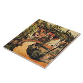 Cezanne - Eine Kurve der Straße Fliese (Seite)