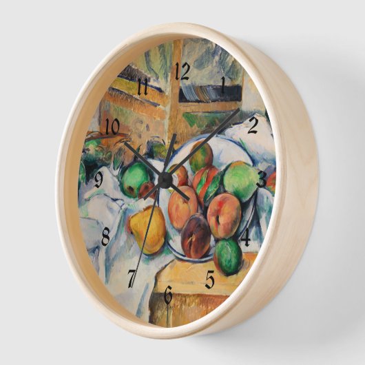 Cezanne - Eine Tafelecke, berühmtes Gemälde, Uhr (Winkel)