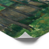 Cézanne - Fahren Sie in die Straße Poster (Ecke)