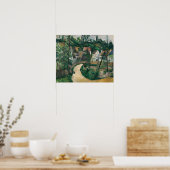 Cézanne - Fahren Sie in die Straße Poster (Küche)