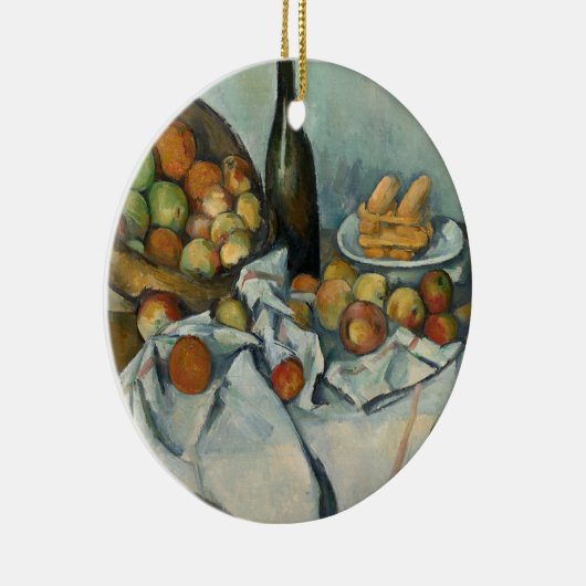 Cezanne Friut Apple Impressionist Painting Keramik Ornament (Rechts)
