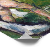 Cézanne - Fünf Bathers 1878 Poster (Ecke)