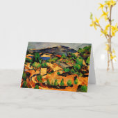 Cezanne - Gebirge aus l'Estaque Karte (Gelbe Blume)