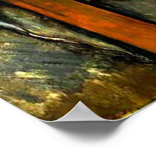 Cezanne - Ginger Jar and Fruit Poster (Ecke)