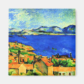Cezanne - Golf von Marseille, berühmtes Gemälde, Magnet (Vorne)