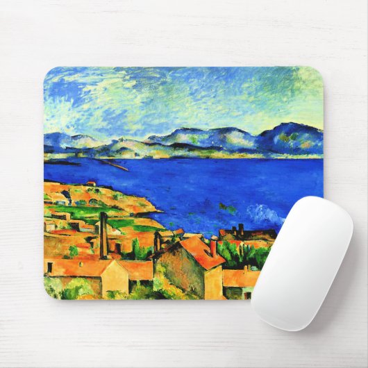Cezanne - Golf von Marseille, berühmtes Gemälde, Mousepad (Mit Mouse)
