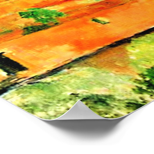 Cezanne - Golf von Marseille, Poster (Ecke)