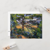 Cezanne - Große Kiefer und rote Erde Karte (Vorderseite/Rückseite Beispiel)