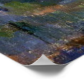 Cezanne - Große Kiefer und rote Erde Poster (Ecke)