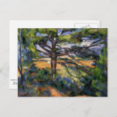 Cezanne - Große Kiefer und rote Erde Postkarte (Vorne/Hinten)