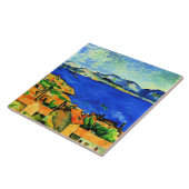 Cezanne - Gulf of Marseille Fliese (Seite)