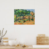 Cezanne - Haus in Provence, beliebte Kunstwerke Poster (Küche)