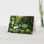 Cezanne - Häuser im Grünen-1881, Karte (Vorderseite)