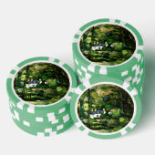 Cezanne - Häuser im Grünen Pokerchips (Stapel)