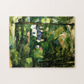 Cezanne - Häuser in der Grünanlage- Puzzle (Horizontal)