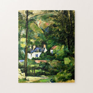 Cezanne - Häuser in der Grünanlage- Puzzle