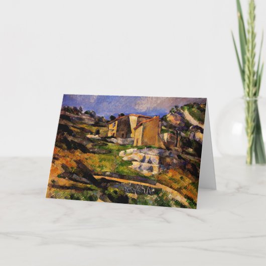 Cezanne - Häuser in der Provence Karte (Vorderseite)