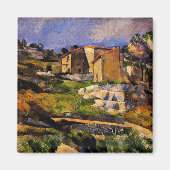 Cezanne - Häuser in der Provence Magnet (Vorne)