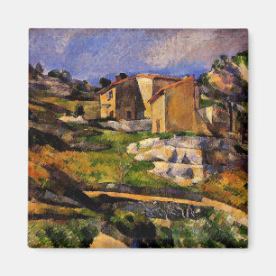 Cezanne - Häuser in der Provence Magnet