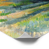 Cézanne - Häuser in der Provence Poster (Ecke)