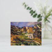 Cezanne - Häuser in der Provence Postkarte (Stehend Vorderseite)