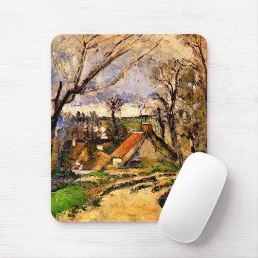 Cezanne - Hütten von Auvers Mousepad (Mit Mouse)