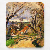 Cezanne - Hütten von Auvers Mousepad (Vorne)