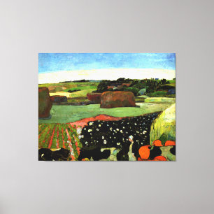 Cezanne - Hystacks in der Bretagne Leinwanddruck