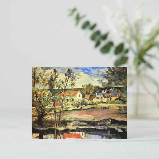 Cezanne - Im Oise Valley, der schönen Kunst Postkarte (Stehend Vorderseite)