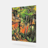 Cezanne - Im Park des Schlosses Noir Acrylschild (Winkel)