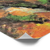 Cezanne - Im Park des Schlosses Noir Poster (Ecke)