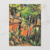 Cezanne - Im Park des Schlosses Noir Postkarte (Vorderseite)