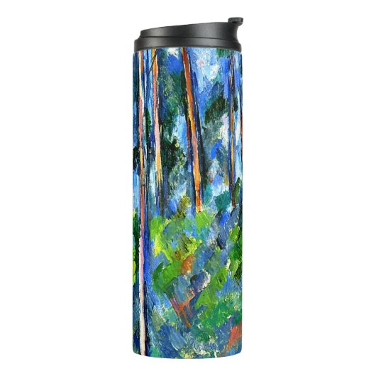 Cezanne - Im Wald -1898 Thermosbecher (Nach links gedreht)