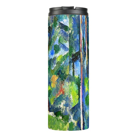 Cezanne - Im Wald -1898 Thermosbecher (Rückseite)