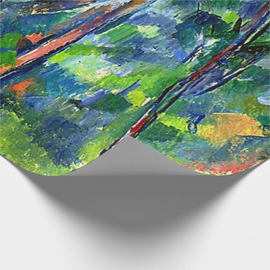 Cezanne - Im Wald Geschenkpapier (Ecke)