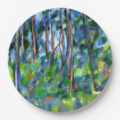 Cezanne - Im Wald Pappteller (Vorderseite)