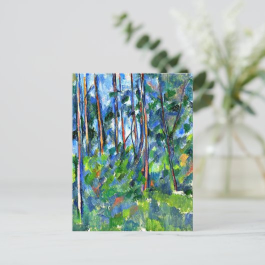 Cezanne - Im Wald Postkarte (Stehend Vorderseite)