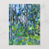Cezanne - Im Wald Postkarte (Vorderseite)