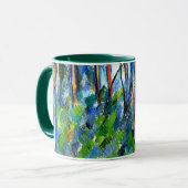 Cezanne - In the Woods, famous painting Tasse (Vorderseite Links)