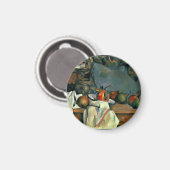 Cezanne - Ingwertopf mit Granatapfel Magnet (Vorderseite/Rückseite)