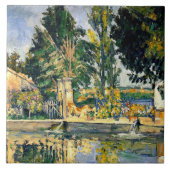 Cezanne - Jas de Bouffan, Fliese (Vorderseite)