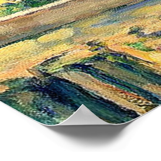 Cezanne - Jas de Bouffan, Poster (Ecke)