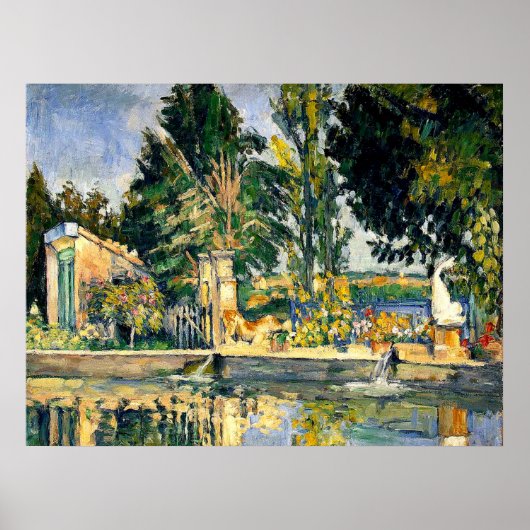 Cezanne - Jas de Bouffan, Poster (Vorne)