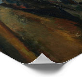 Cézanne - Junge in einem roten Waistcoat Poster (Ecke)