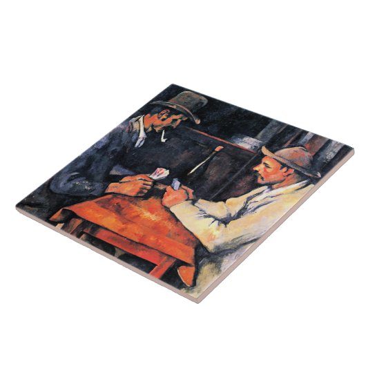 Cezanne - Kartenspieler (2) Fliese (Seite)