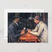 Cezanne - Kartenspieler (2) Postkarte (Vorne/Hinten)