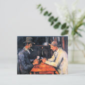 Cezanne - Kartenspieler (2) Postkarte (Stehend Vorderseite)
